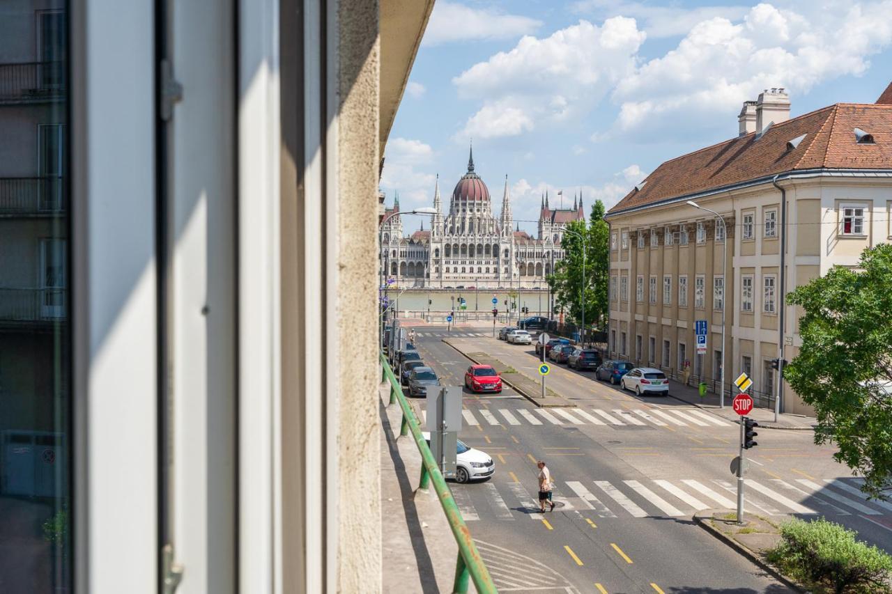 Bright Studio With Parliament View, Free Parking Budapest Ngoại thất bức ảnh