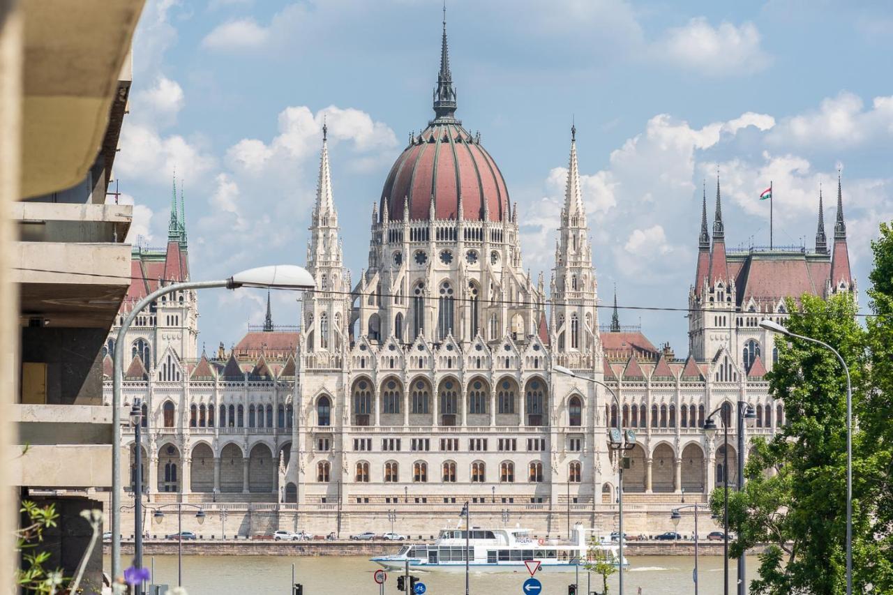 Bright Studio With Parliament View, Free Parking Budapest Ngoại thất bức ảnh