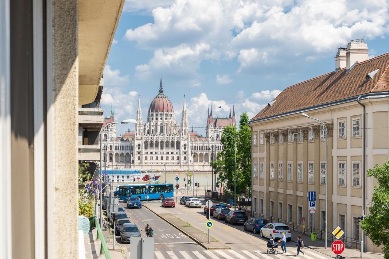 Bright Studio With Parliament View, Free Parking Budapest Ngoại thất bức ảnh