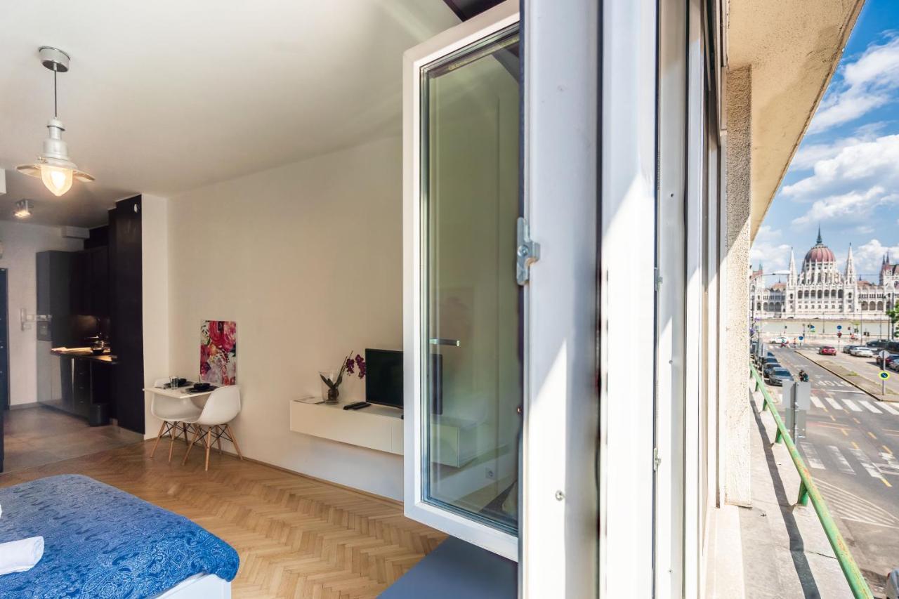 Bright Studio With Parliament View, Free Parking Budapest Ngoại thất bức ảnh